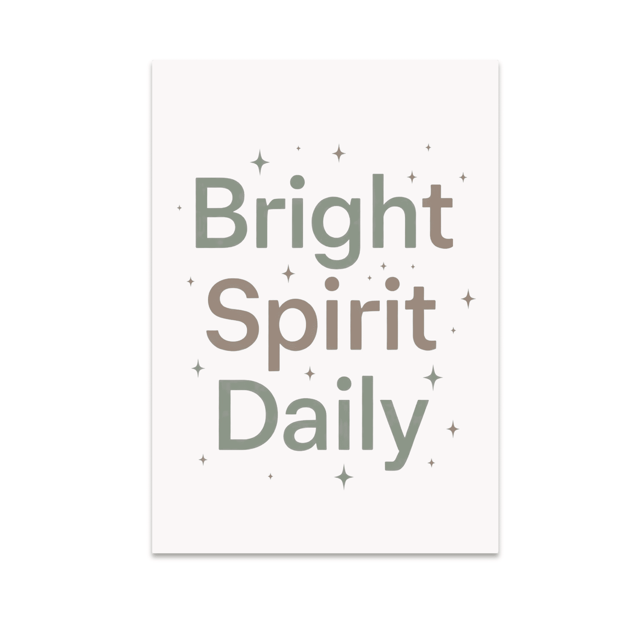 Bright Spirit Daily Wall Decor - Niece Spirit - 13x19 Poster Print ...