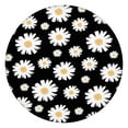 thumbnail image 1 of Bright Spring Daisy Round Tablecloth with Elastic Fit, Home and Outdoor Use, Fits 44-52 Inch Tables, 1 of 7