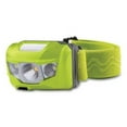 thumbnail image 1 of Bright Star Vision LED Flood Headlamp, 3 AA, Hi-Vis Green, Adjustable Strap, Adjustable Mount - 1 EA (120-200521), 1 of 8
