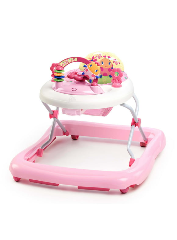 Bright Starts Adjustable Baby Walker with Activity Station, JuneBerry