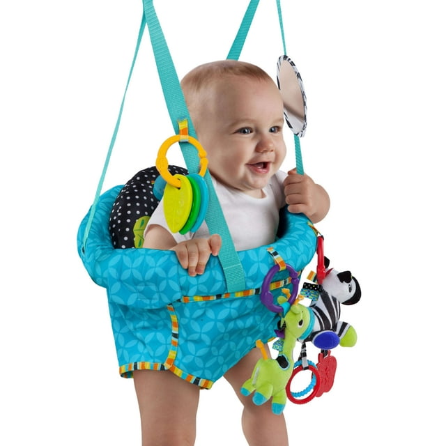 Bright Starts Bounce 'n Spring Deluxe Door Jumper with TakeAlong Toys