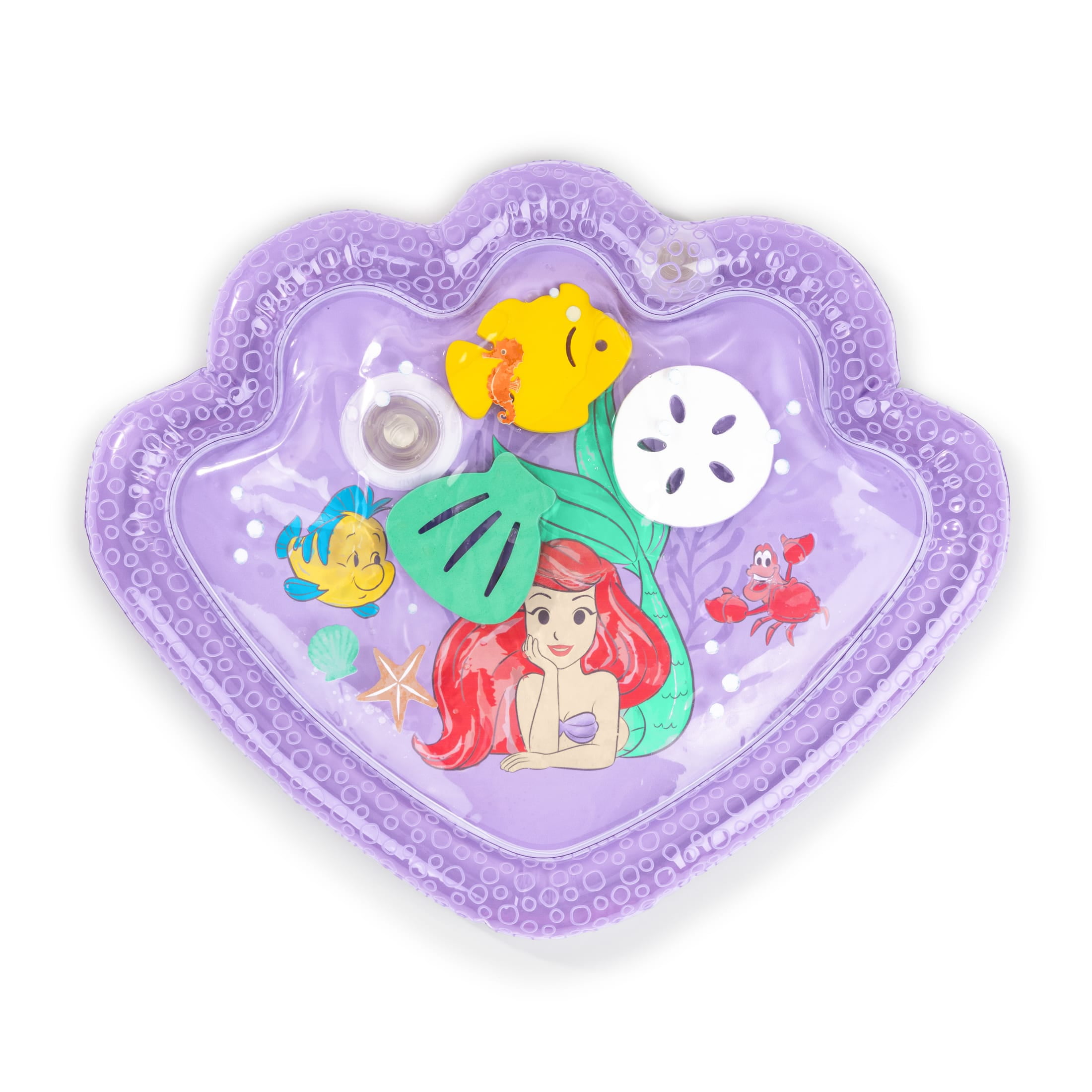 Bright Starts Disney Ariel Sea Treasures Water Mat, Purple, Newborn