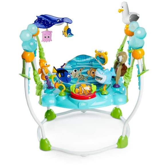 Open Box Bright Starts Disney Baby Finding Nemo Adjustable Baby Activity Center Jumper