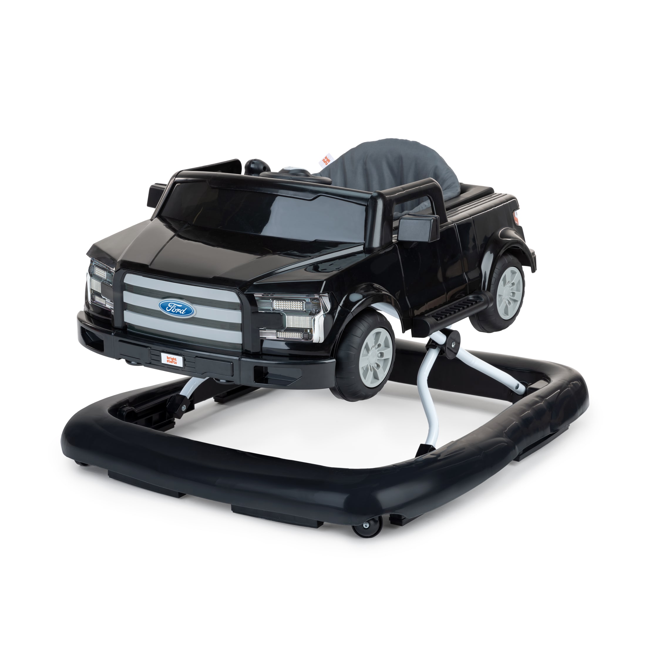 Bright Starts Ford F-150 4-in-1 Baby Walker with Removable Steering Wheel, Black - image 1 of 17