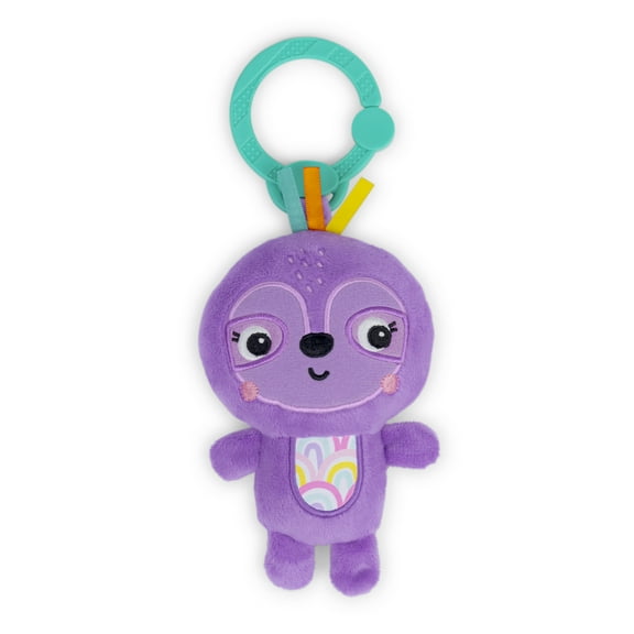 Bright Starts Jingle Joy On-The-Go Toy - Purple Sloth