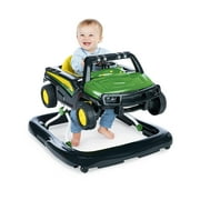 Bright Starts John Deere Gator 4-in-1 Baby Walker with Removable Steering Wheel, Green