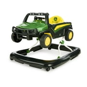 Bright Starts John Deere Gator 4-in-1 Baby Walker with Removable Steering Wheel, Green