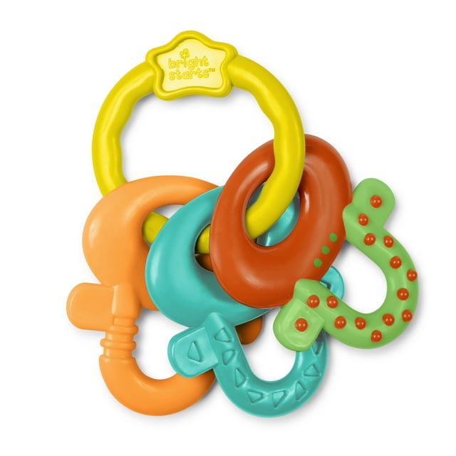 Bright Starts License to Drool Baby Teether Keys BPAfree Infant