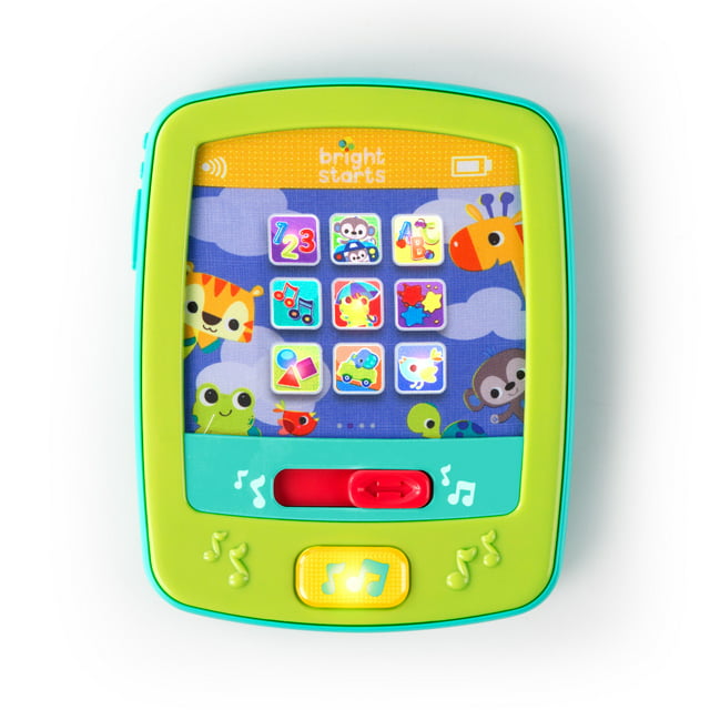 Bright Starts Lights & Sounds FunPad Musical Toy - Introduce Shapes, Colors, Numbers, Ages 3 months +