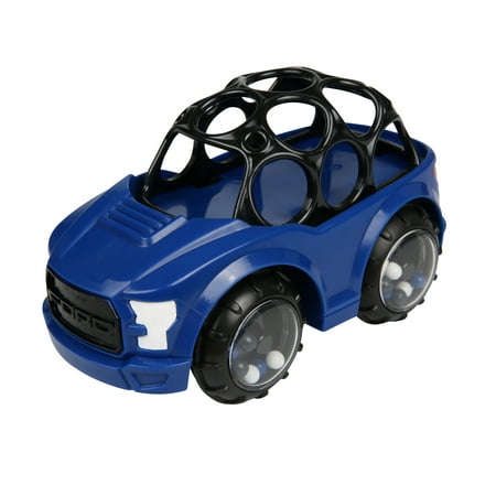 Bright Starts Rattle & Roll F-150 Raptor Easy-Grasp Push Vehicle Toy, Ages 3 Months +
