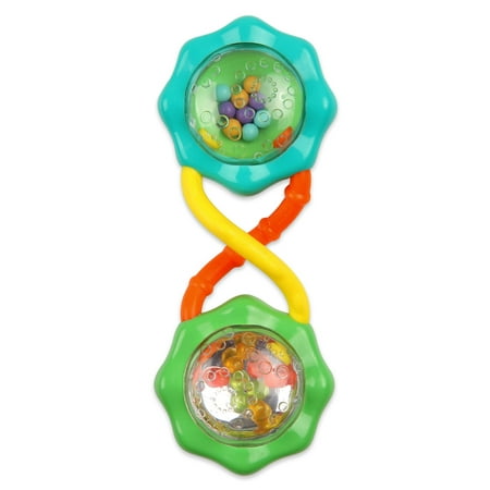 Bright Starts Rattle and Shake Barbell Rattle (Discontinued by Manufacturer)