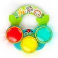 thumbnail interactive-video image 1 of Bright Starts Safari Beats Musical Drum Toy with Lights, Ages 3 Months +, Infant and Toddler, Unisex, 1 of 11