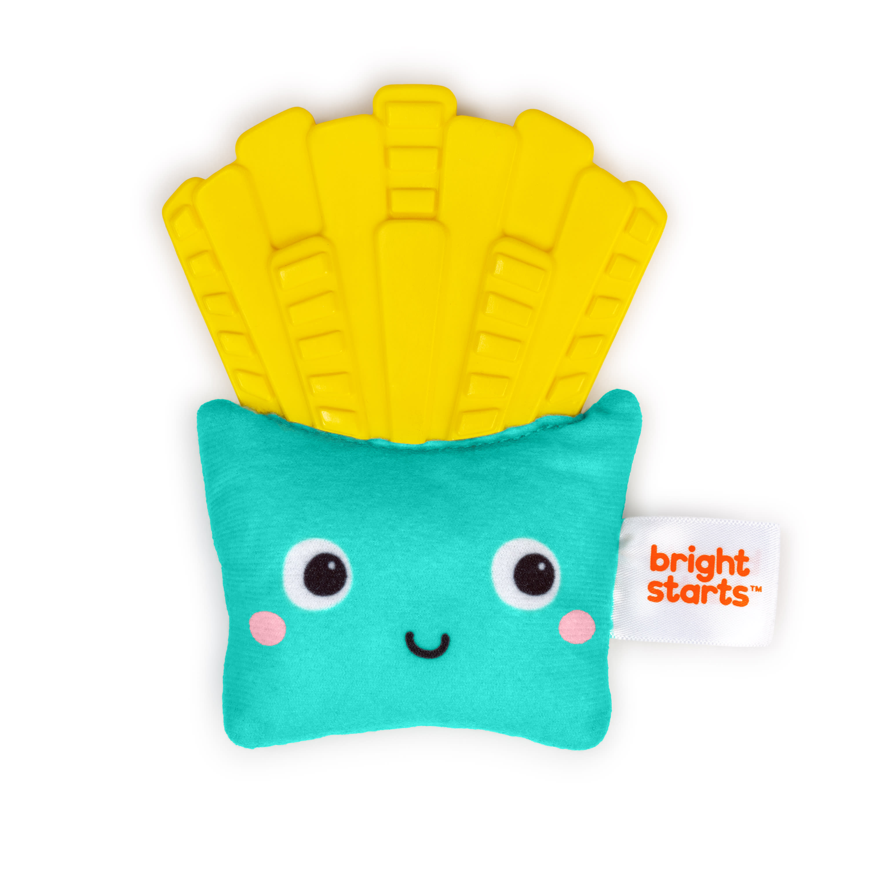 Bright Starts Side of Smiles French Fry Crinkle Teether, Unisex, 3 months+ - image 1 of 9