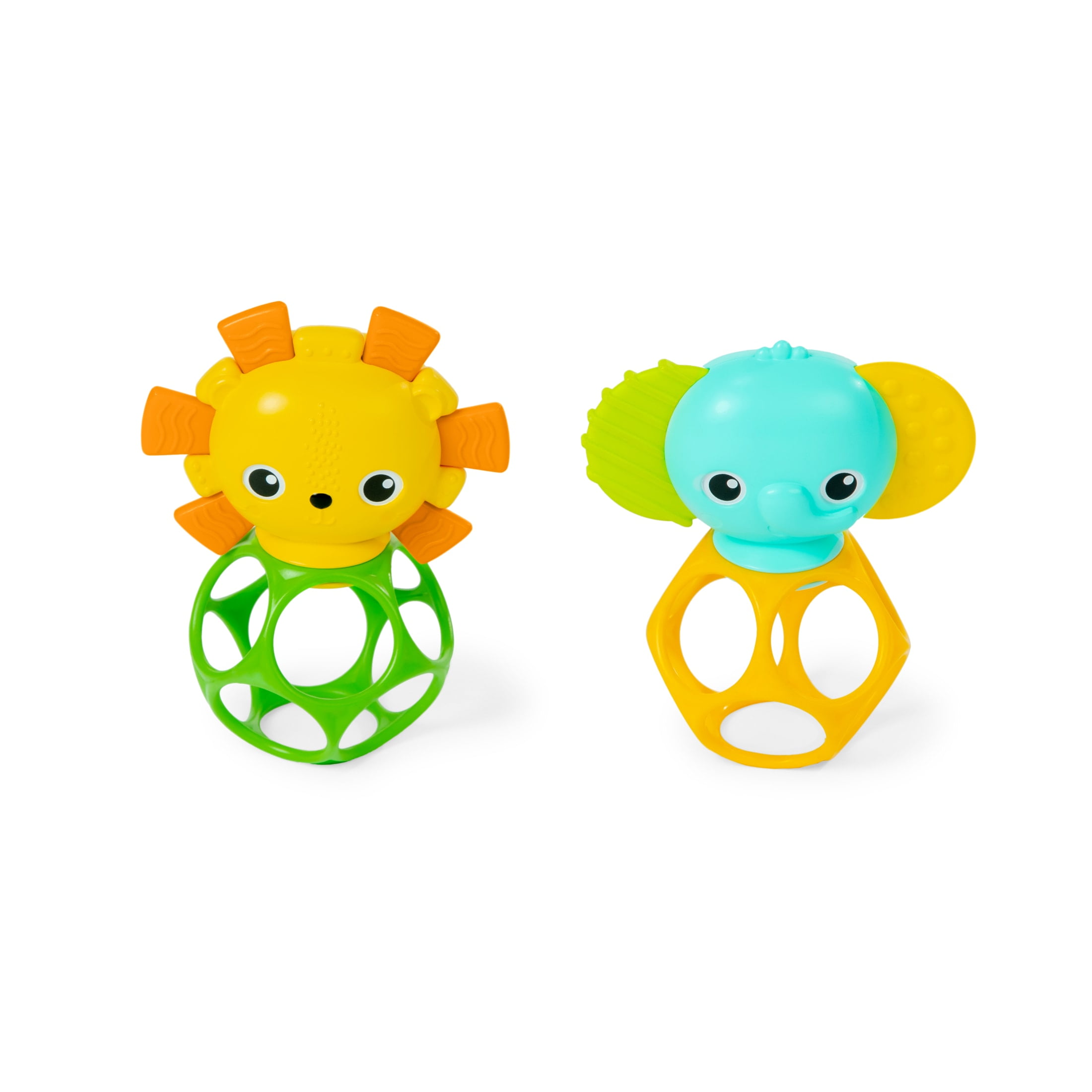 Bright Starts Soother Pals Easy-Grasp Teether Toys, Unisex, Newborn