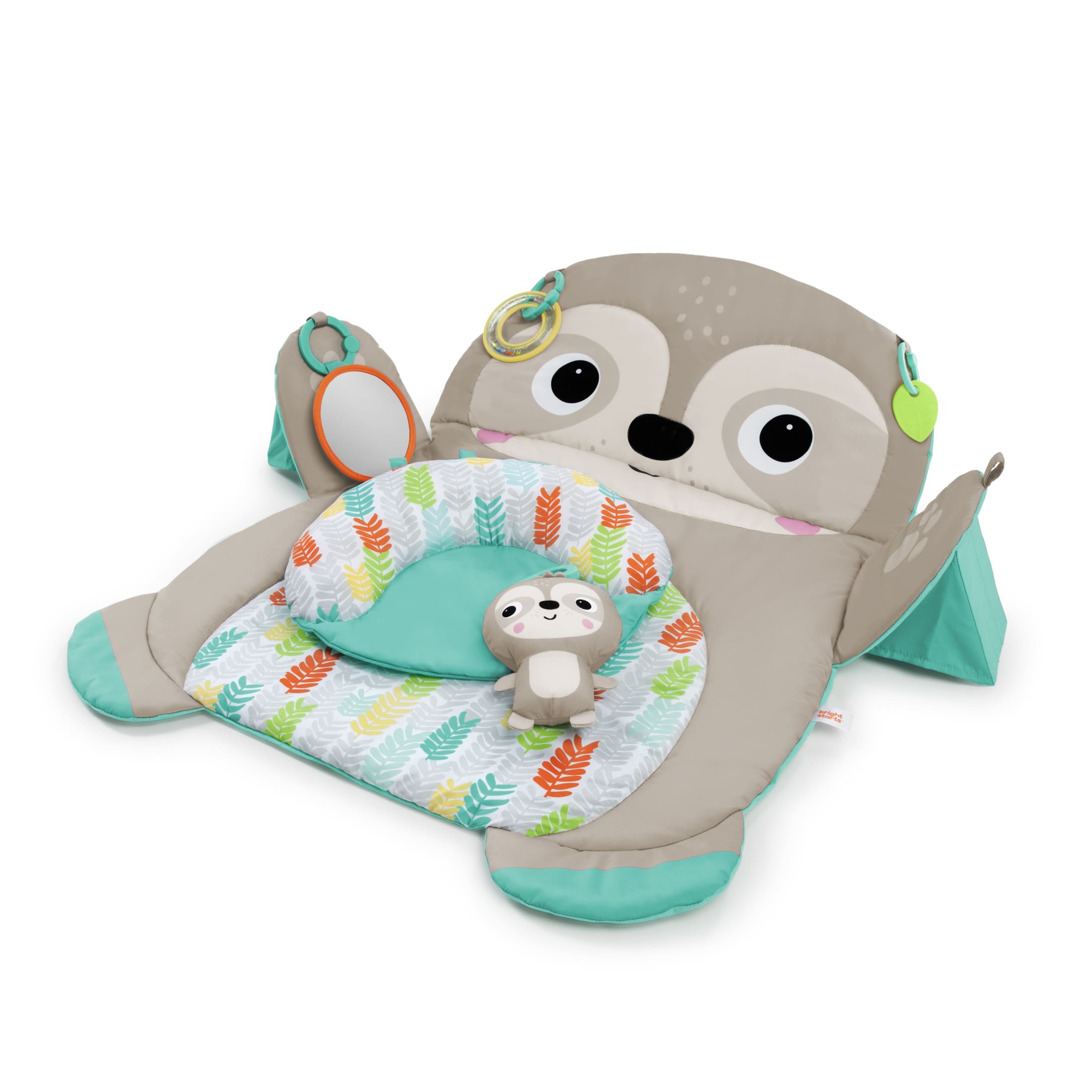 Bright Starts Tummy Time Prop & Play Baby Activity Mat for Infants, Sloth, Unisex - image 1 of 19