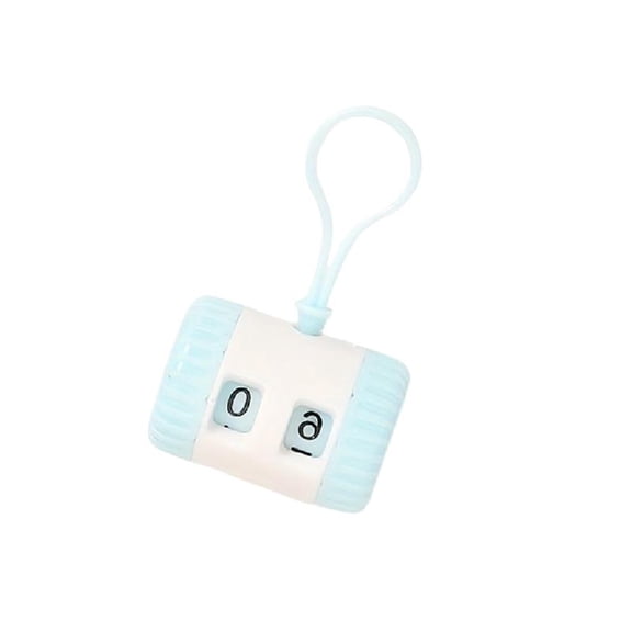 Bright Stitching Counter with Quick-Release Clips for Knitting Crochet & Crafting Projects