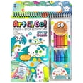 thumbnail image 1 of Bright Stripes Art on the Go Going Dotty Ocean Theme Travel Kit for Kids, Coloring Set with Crayons, Stickers and Activity Book, Ages 3+, 1 of 8