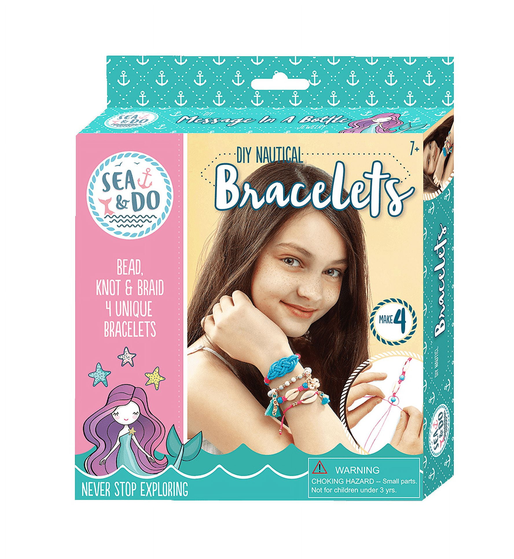 Bright Stripes Sea & Do DIY Nautical Bracelet Making Craft Kit