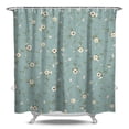 thumbnail image 1 of Bright Summer Floral Shower Curtain, Colorful Spring Garden Bathroom Decor 84x72 Inch Quick-Dry Waterproof, 1 of 5