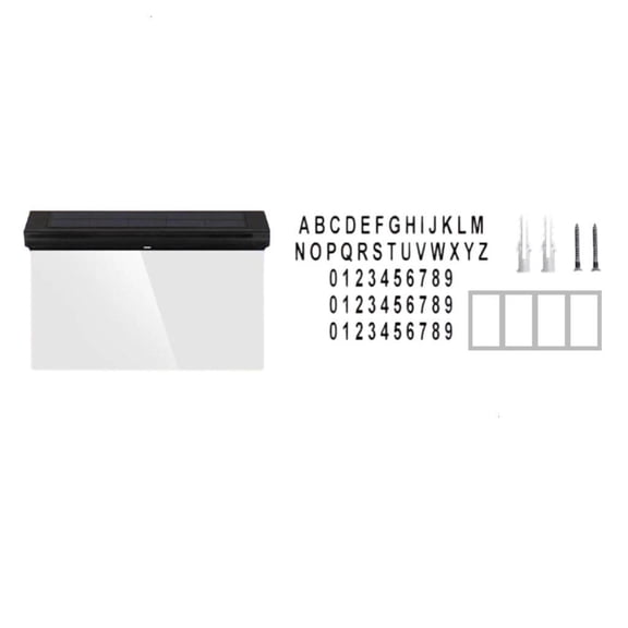 Bright Sun Mailbox Light With Color Changing And Night Time Function For Outdoor Address Display
