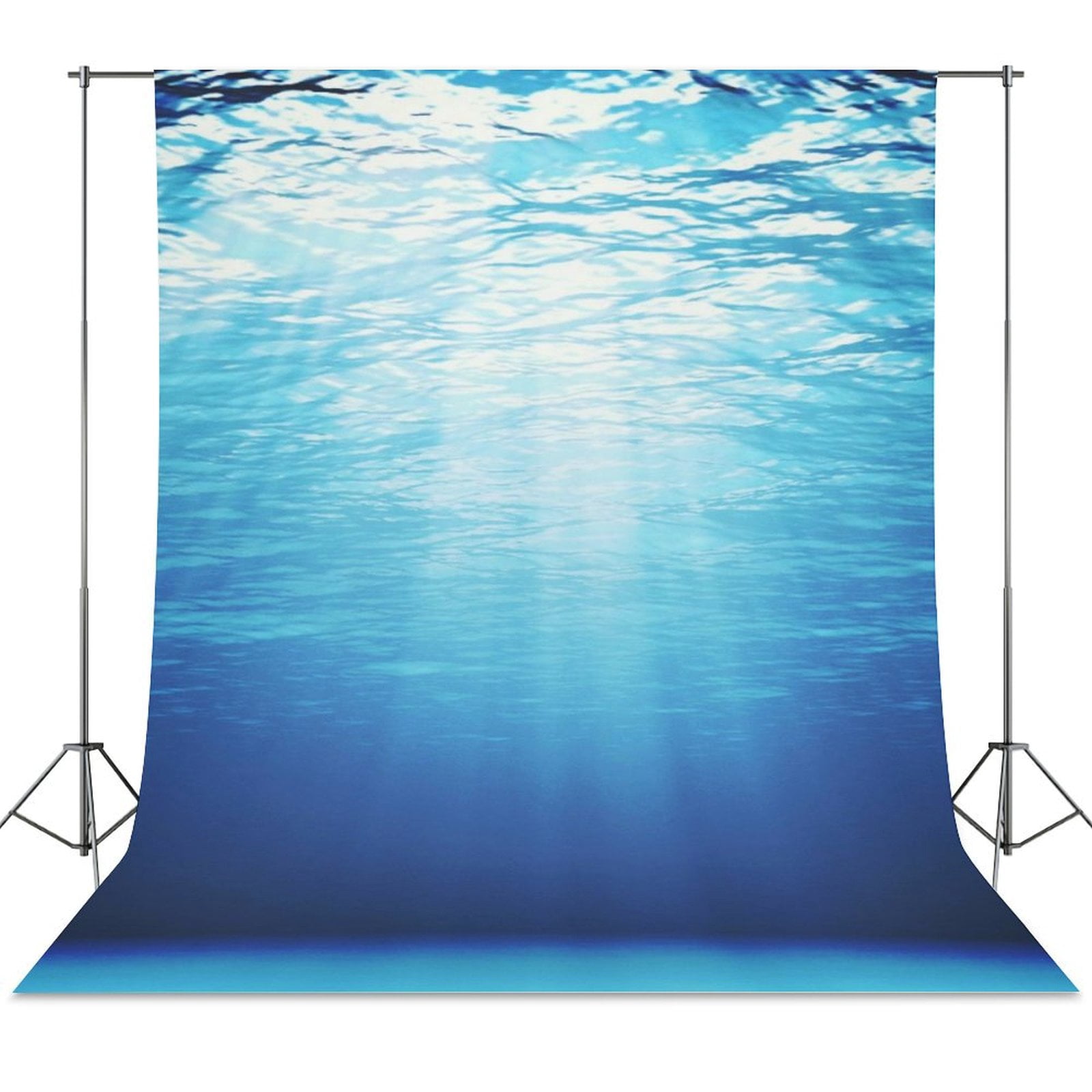 Bright Sunshine Through Deep Blue Sea Backdrop Background for ...