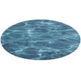 thumbnail image 1 of Bright Sunshine Through Deep Blue Sea Round Small Area Rug, Print Non Slip Washable Floor Mat, Soft Throw Rug for Living Room, Powder Room Entryway, Bathroom, Bedside, 1 of 6
