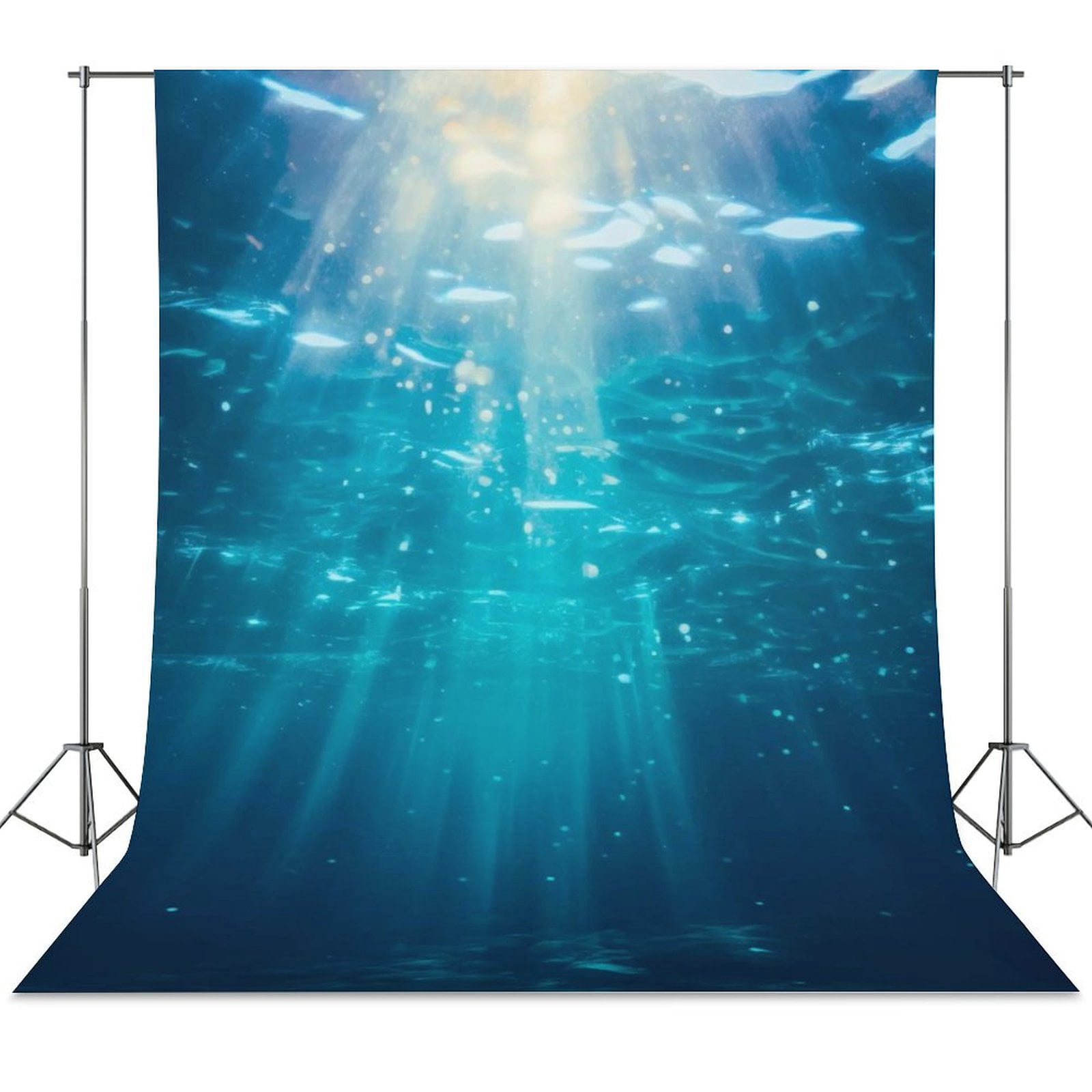 Bright Sunshine Through Deep Blue Sea Spring Backdrop Backdrops for ...