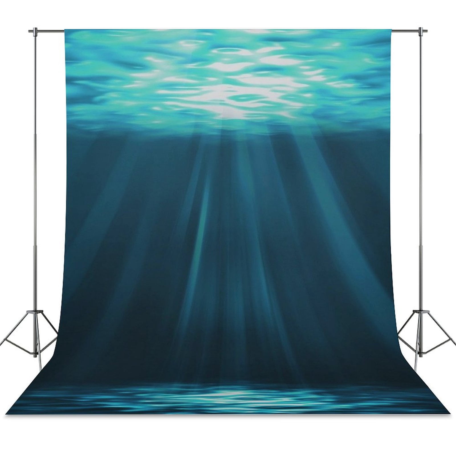Bright Sunshine Through Deep Blue Sea Spring Backdrop Backdrops for ...