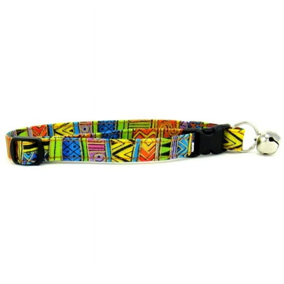 Bright Swirls & Stripes Cat Collar