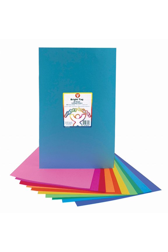 Bright Tag - 11inx17in 8 Each Of 12 Assorted Colors per 5 Packs of 96
