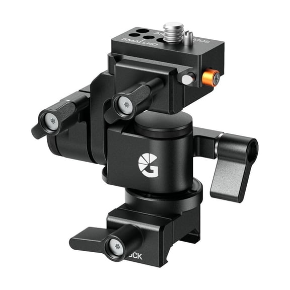 Bright Tangerine Universal Dual NATO Monitor Mount with Quick Release NATO Rail Mk II