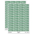 thumbnail image 1 of Bright Thinking Rainbow Teacher Student School Sticker Set - Dark Green - Matte Finish - 1.25" Mini, 1 of 7