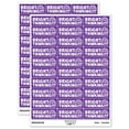 thumbnail image 1 of Bright Thinking Rainbow Teacher Student School Sticker Set - Purple - Matte Finish - 1.75" Medium, 1 of 7
