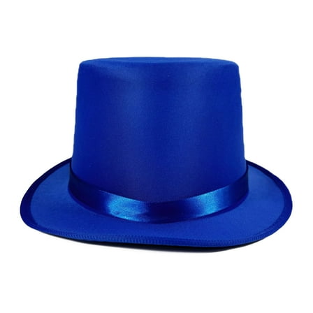 Bright Top Hats for Musical Festival Adult All Matchiing Party Hat Unisex Headwear Stage Show Hat Roleplaying Tall Hat