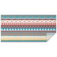 thumbnail image 1 of Bright Tribal Striped Pattern Rectangle Tablecloth 60"x120",Waterproof Polyester Rectangle Table Cloth, Wipeable Spillproof Polyester Tablecloth for Dining, Camping, Indoor and Outdoor, 1 of 6