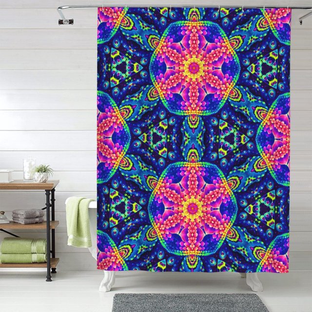 Bright Turtles Shower Curtain Fabric Shower Curtains for Bathroom