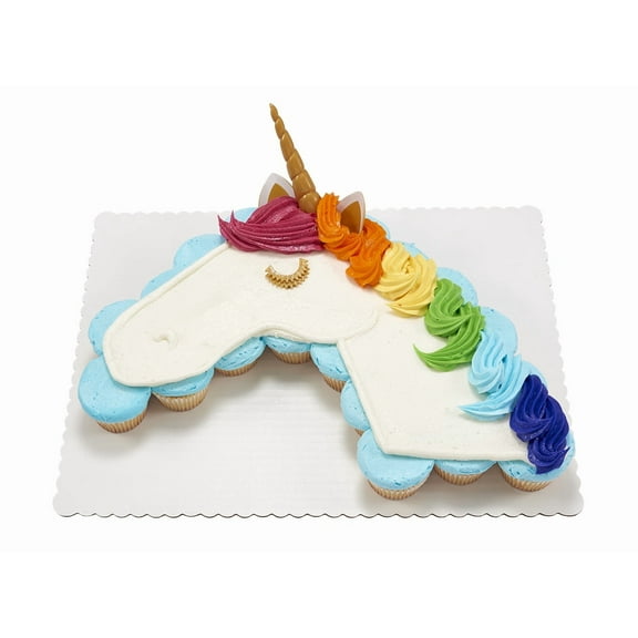 Bright Unicorn Cupcake Cake