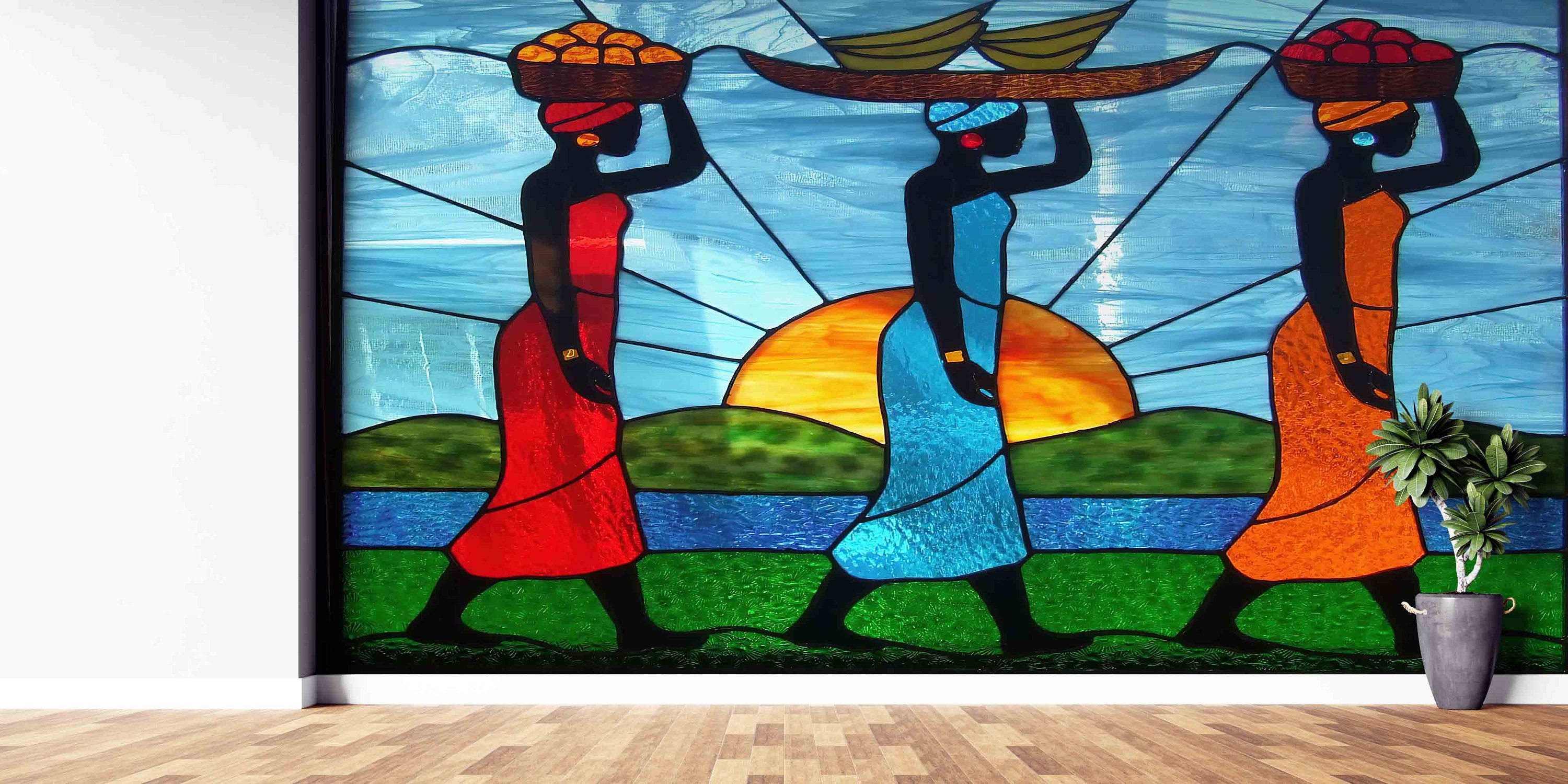 Bright Wallpaper, Abstract Wall Mural, Modern Wallpaper, Wallpaper Wall