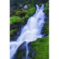 thumbnail image 1 of Bright Waterfall Jasper Alberta Canada Poster Print by Don Hammond, 24 x 38 - Large, 1 of 1