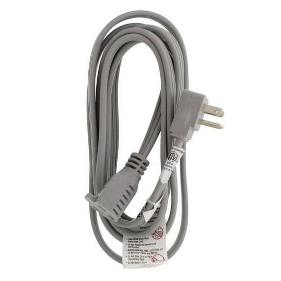 Bright-Way 9AC 9' Appliance Extension Cord with 90-Degree Connection