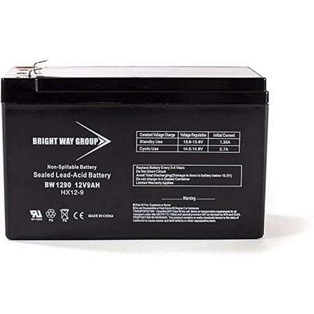 Bright Way Replacement Battery for APC Back-UPS Back-UPS XS1500 LCD (BX1500LCD) 12V 9AH F2 UPS Battery