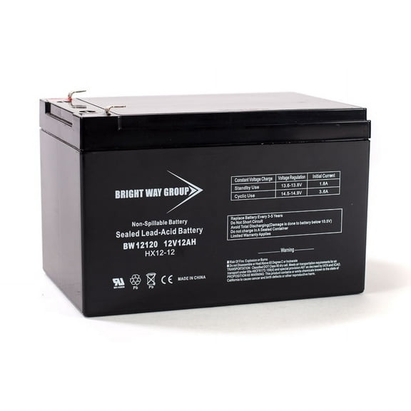 Bright Way Replacement Battery for E-Wheels EW-700 12V 12AH F2 Electric Scooter