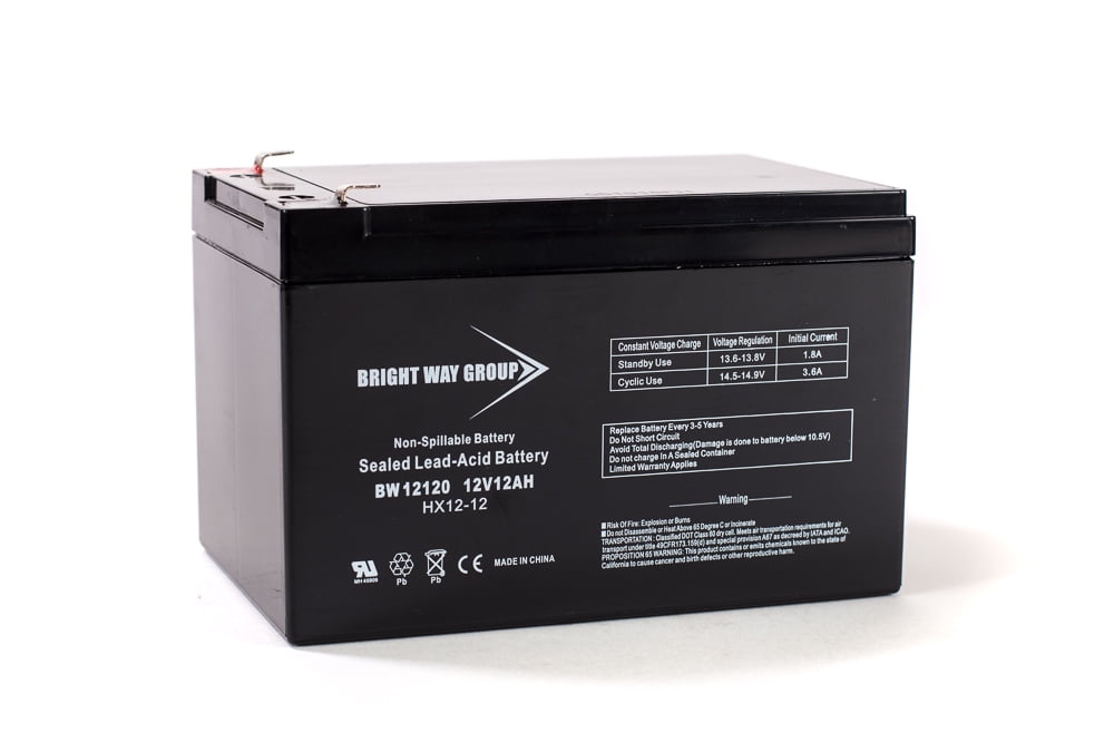Bright Way Replacement Battery for John Deere WSGATPL 12V 12AH F2 Lawn