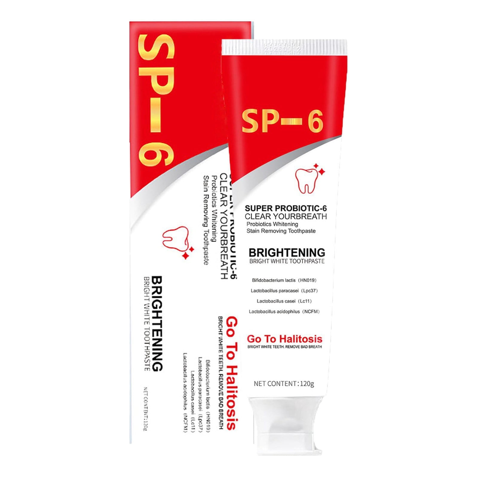Bright White Toothpaste Sp 6 Ultra Toothpaste Super Probiotic 6