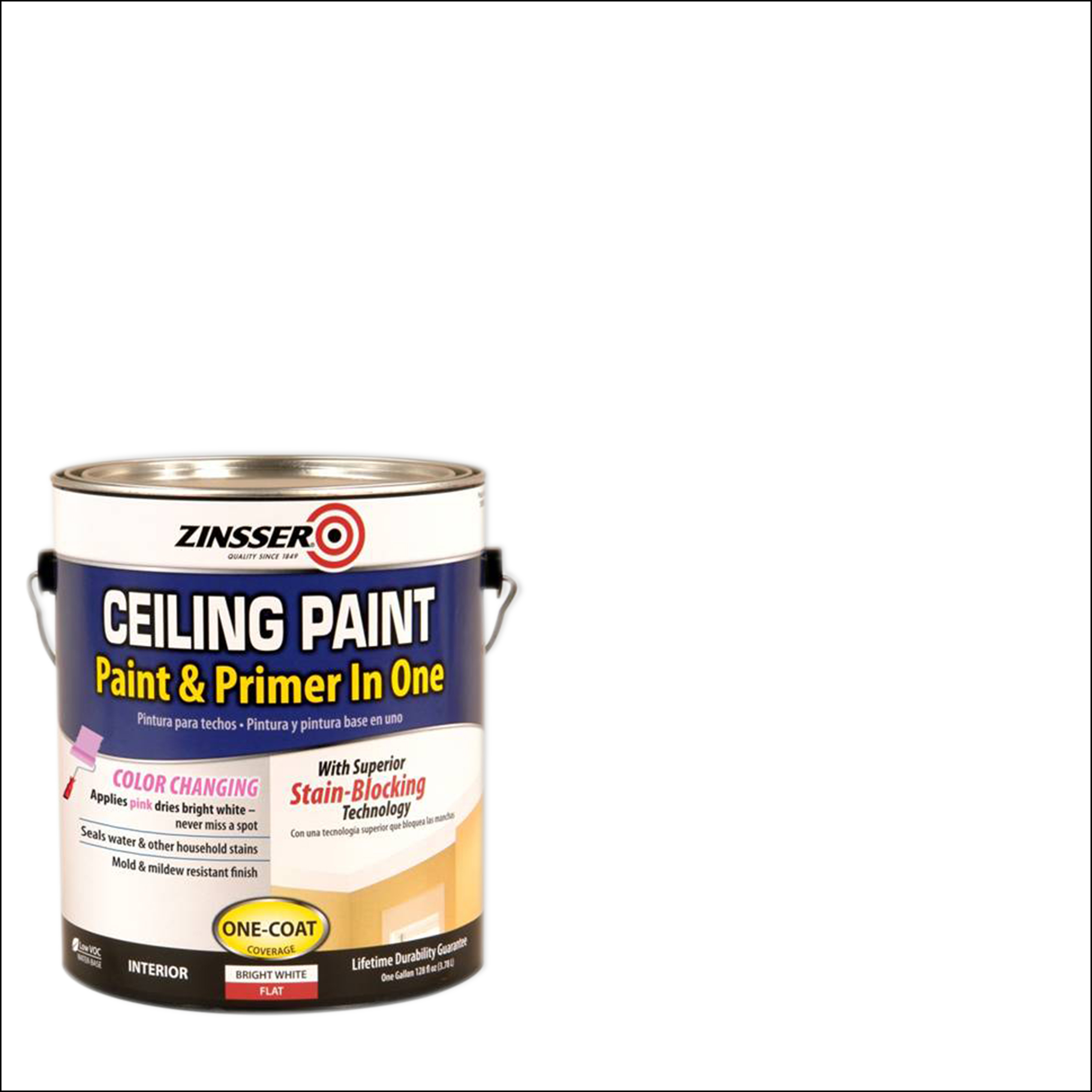 Zinsser 76084 Popcorn Ceiling Patch, 1 qt, Pail, White, Gel/Paste Wall