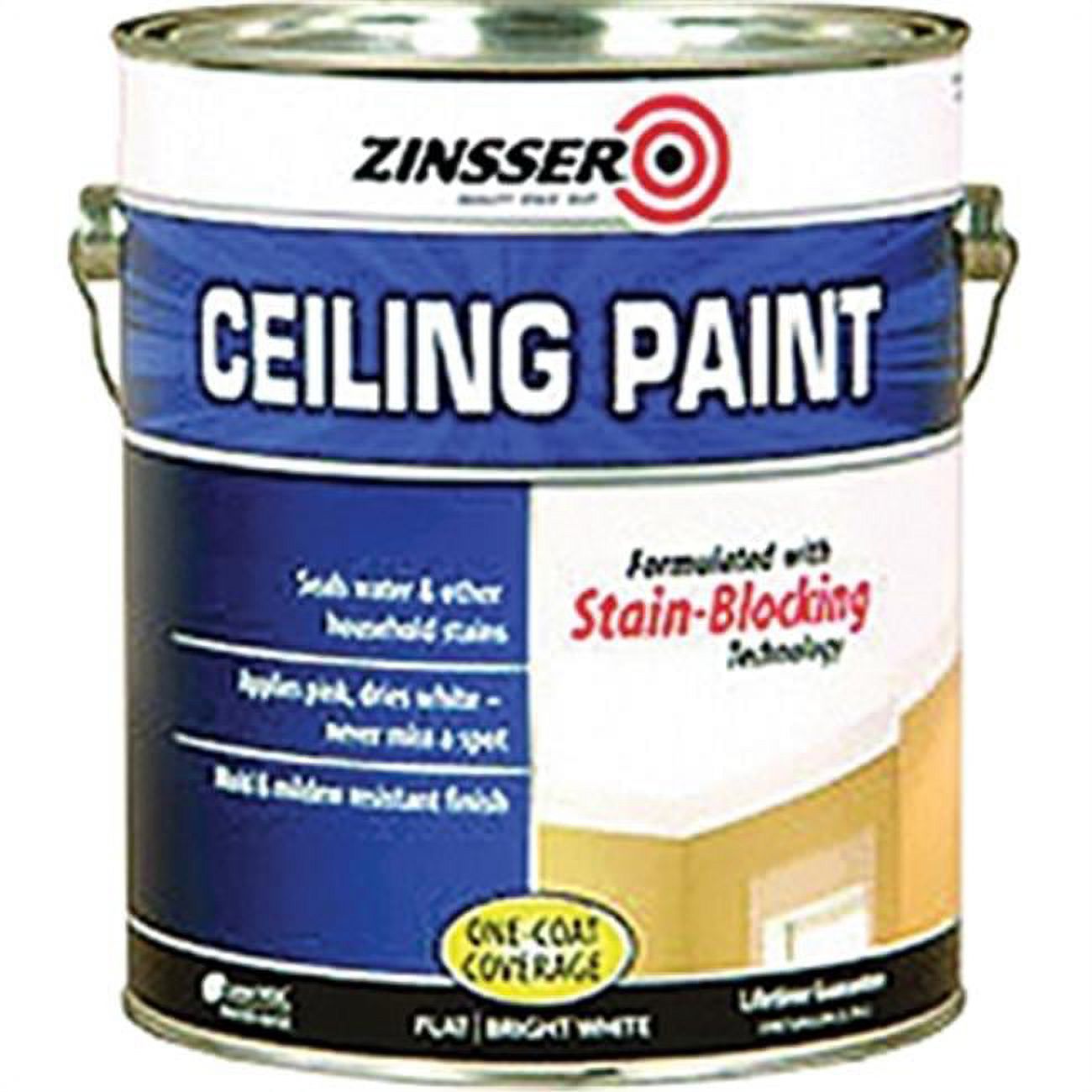 KILZ Stainblocking Interior Ceiling Paint and Primer in One, Flat White