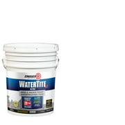 Bright White, Zinsser WaterTite-LX Ultra Matte Mold and Mildew-Proof Waterproofing Paint, 5 Gallon, 1 Pack