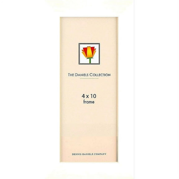 Bright-White bevelled wood 4x10 panoramic by Dennis Daniels - 4x10