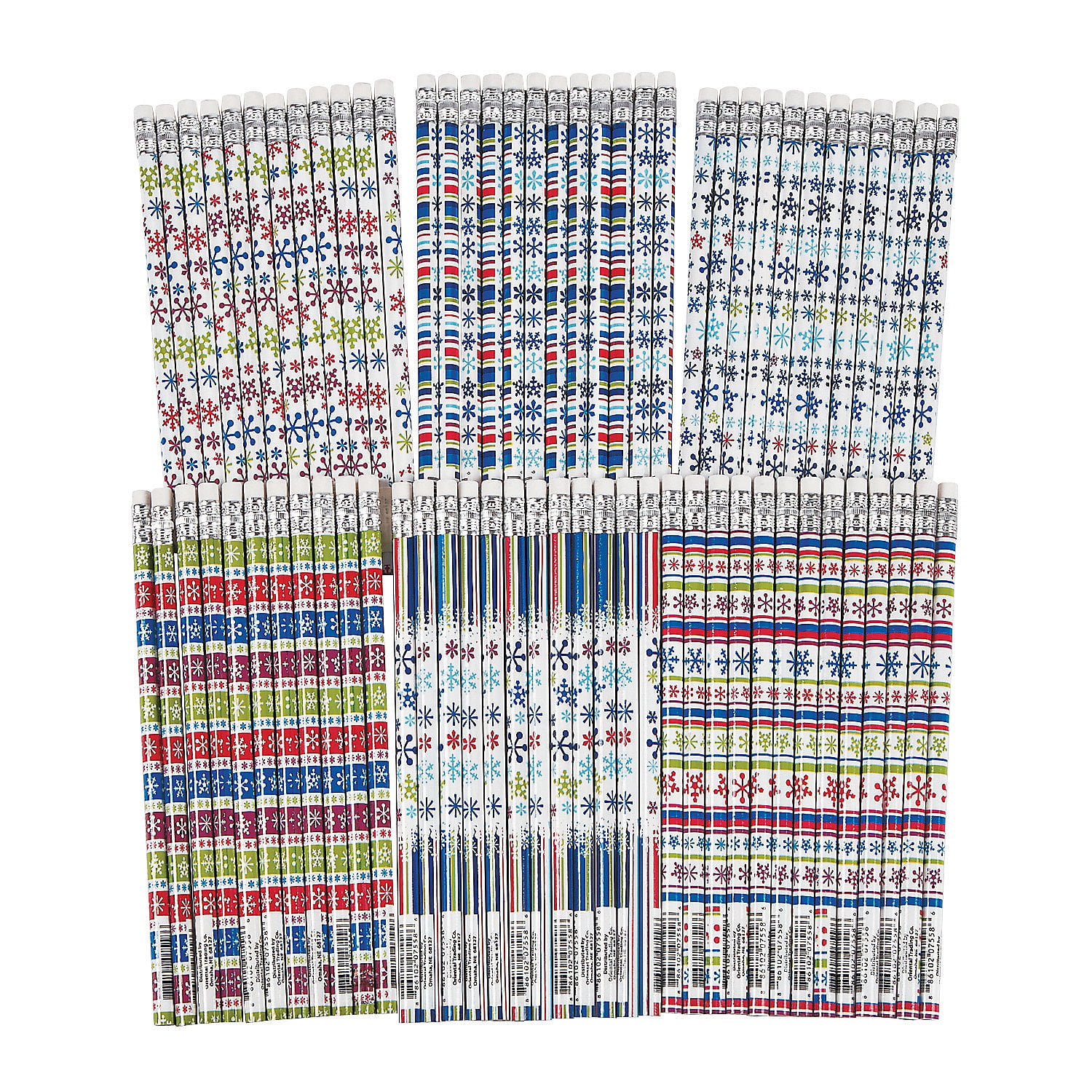 Bright Winter Pencil Assortment - Stationery - 72 Pieces