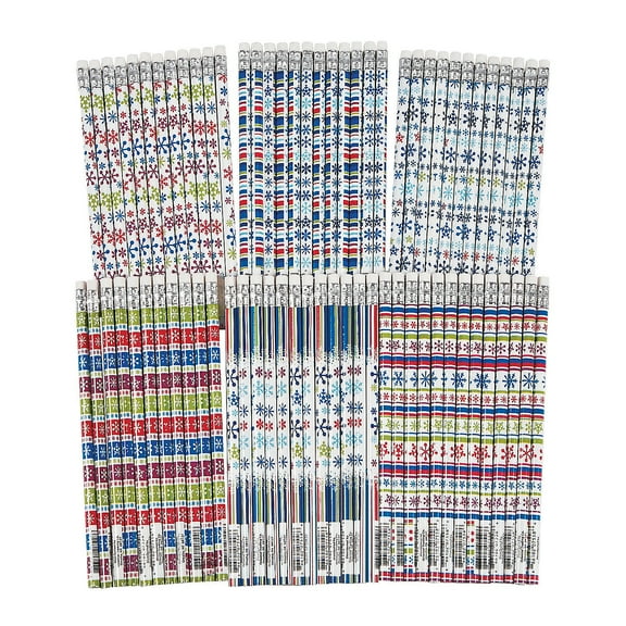 Bright Winter Pencil Assortment - Stationery - 72 Pieces